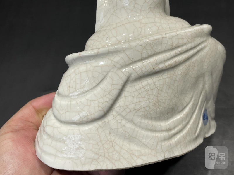 十八世纪 德化窑弥勒佛塑像（带老座） - 图13
